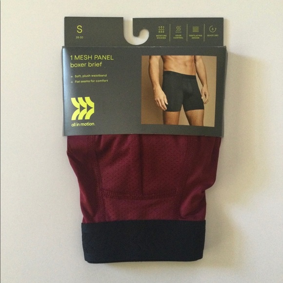 all in motion Underwear & Socks Mesh Panel Boxer Brief By All In